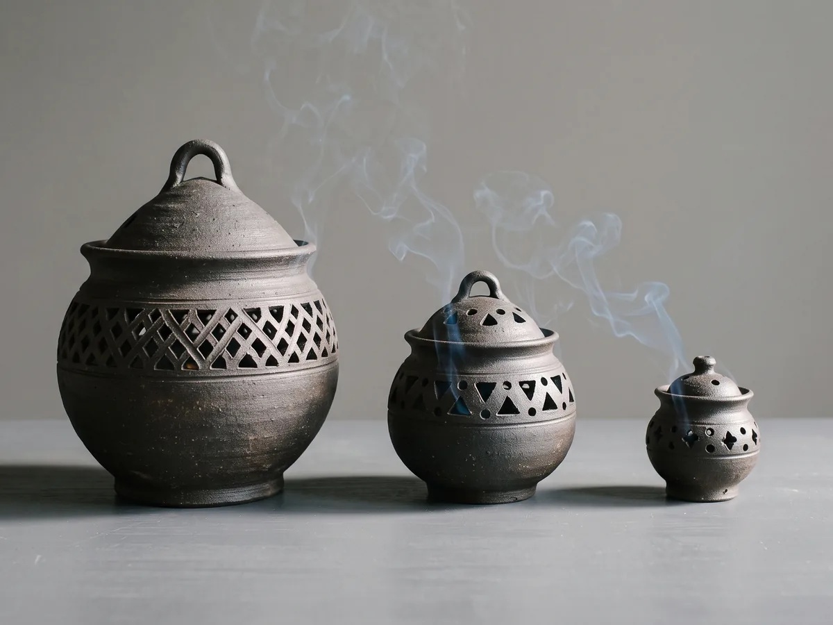 Censers and electric incense burners — size and specification comparison, agarwood burner wholesale