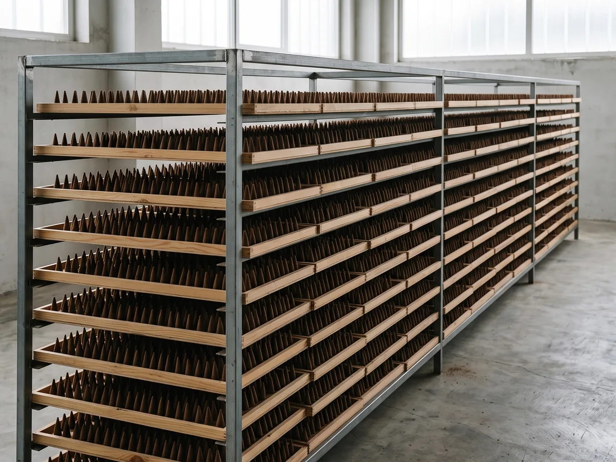 Agarwood incense cones — factory production and warehouse stock, incense cones wholesale