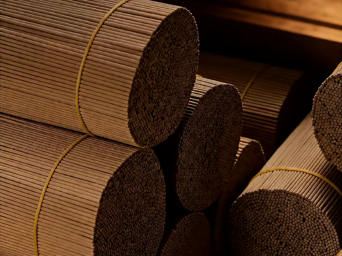 Agarwood incense sticks — factory production and warehouse stock, agarwood incense wholesale