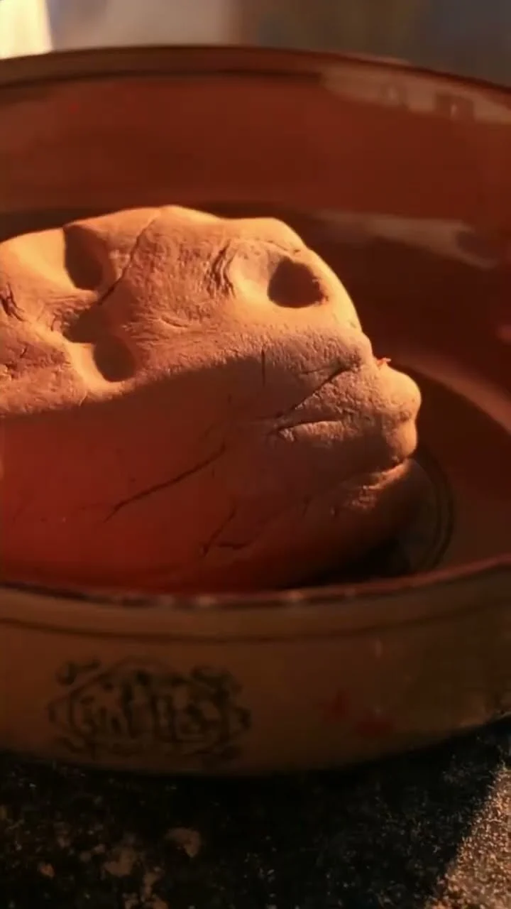 Japanese incense being hand-formed from loose agarwood powder