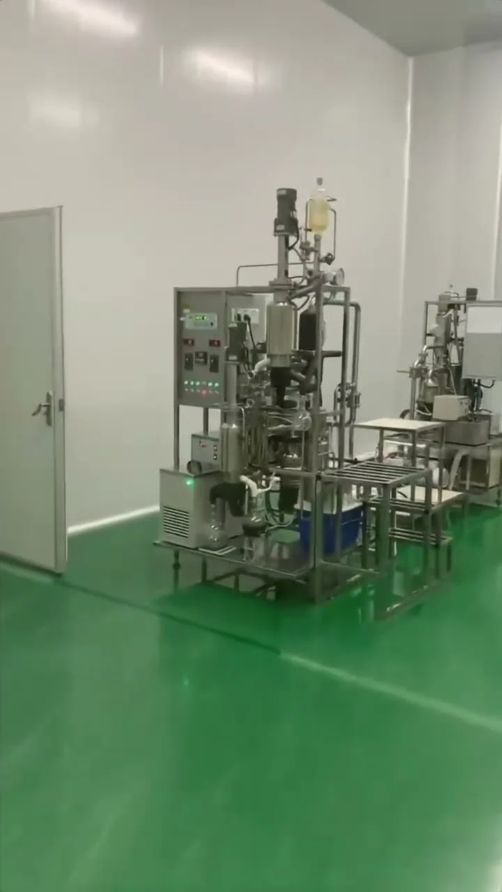 Inside the oil production facility